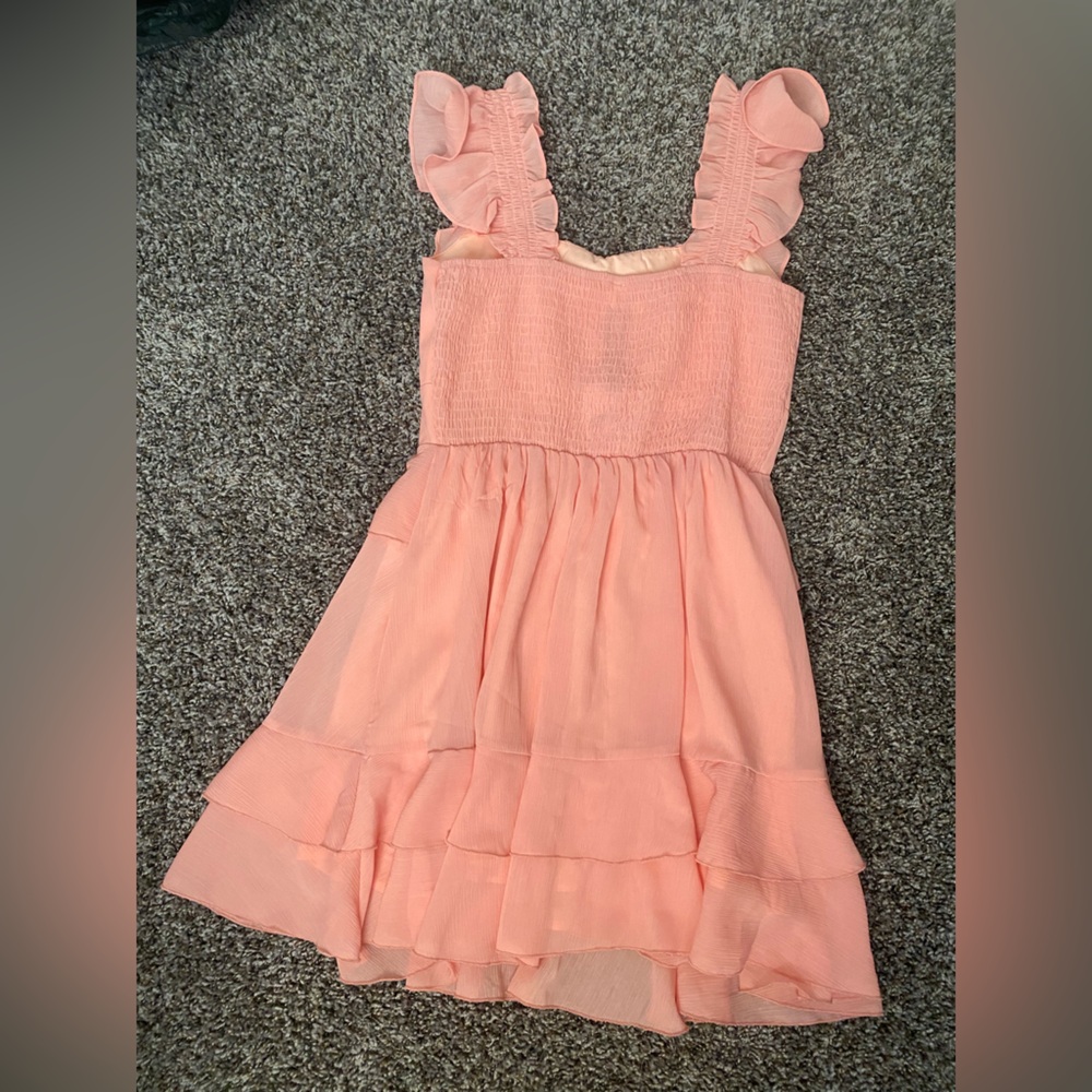 Pink Ruffled Dress